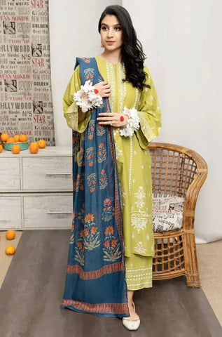 Urge UR-720 Lawn Stitched Embroidered 3pc
