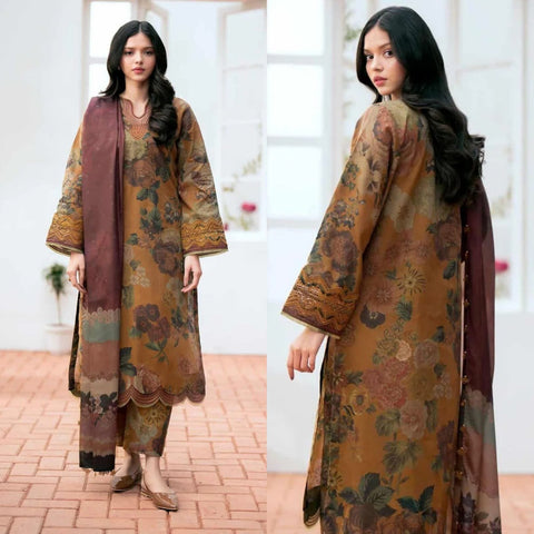 Sapphire D-788 Lawn Printed 3pc