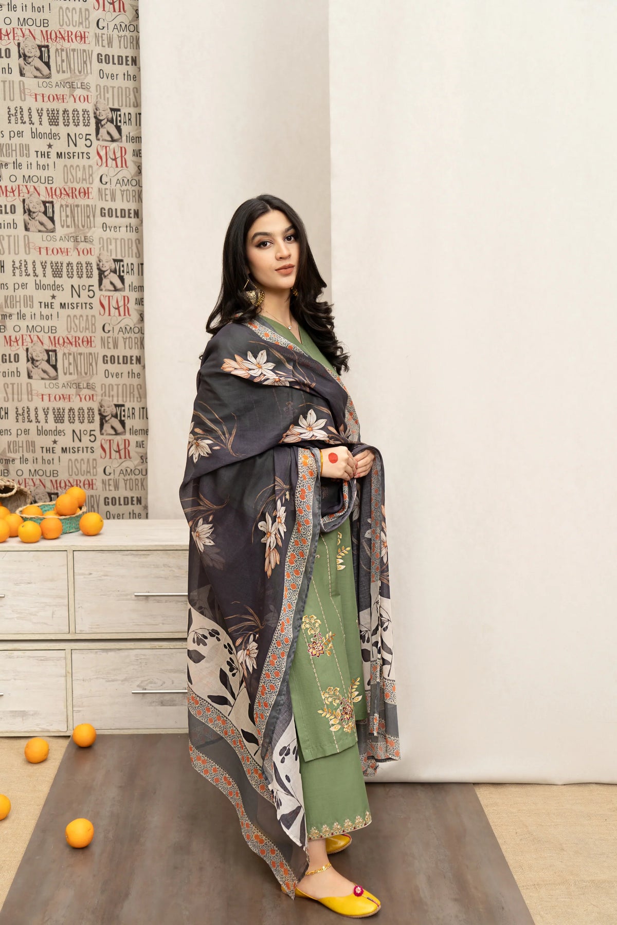Urge UR-721 Lawn Embroidered 3pc