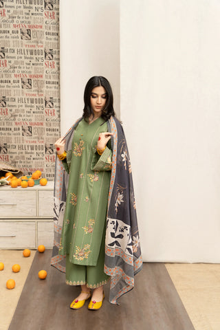 Urge UR-721 Lawn Embroidered 3pc