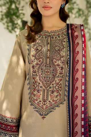 Dahalia 3PC Lawn Embroidered Suit