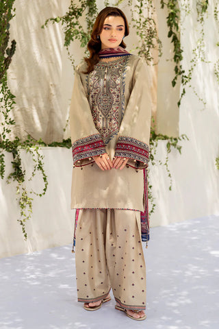 Dahalia 3PC Lawn Embroidered Suit