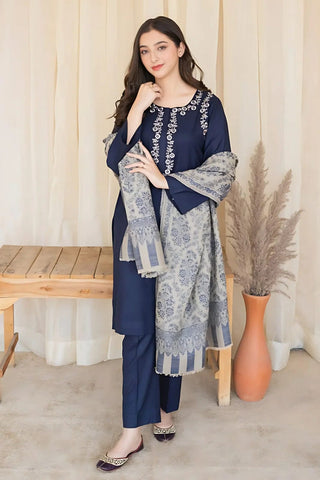 Sapphire SC-841 Blue Stitched Embroidered Lawn 3pc