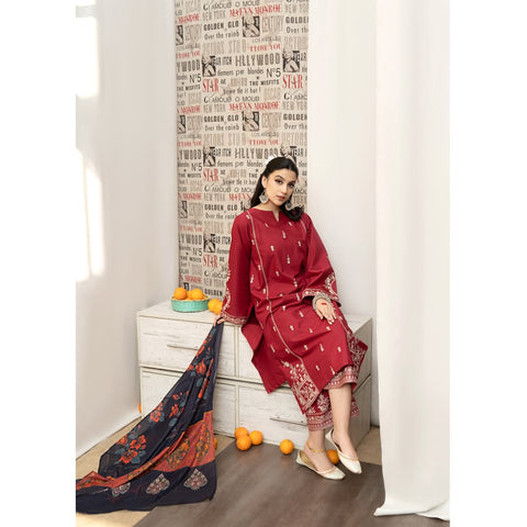 Urge UR-696 Embroidered Lawn 3pc