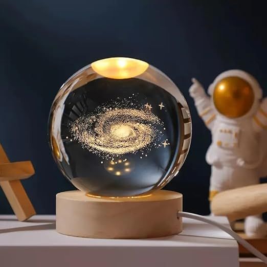 Lunar Glow Crystal Lamp